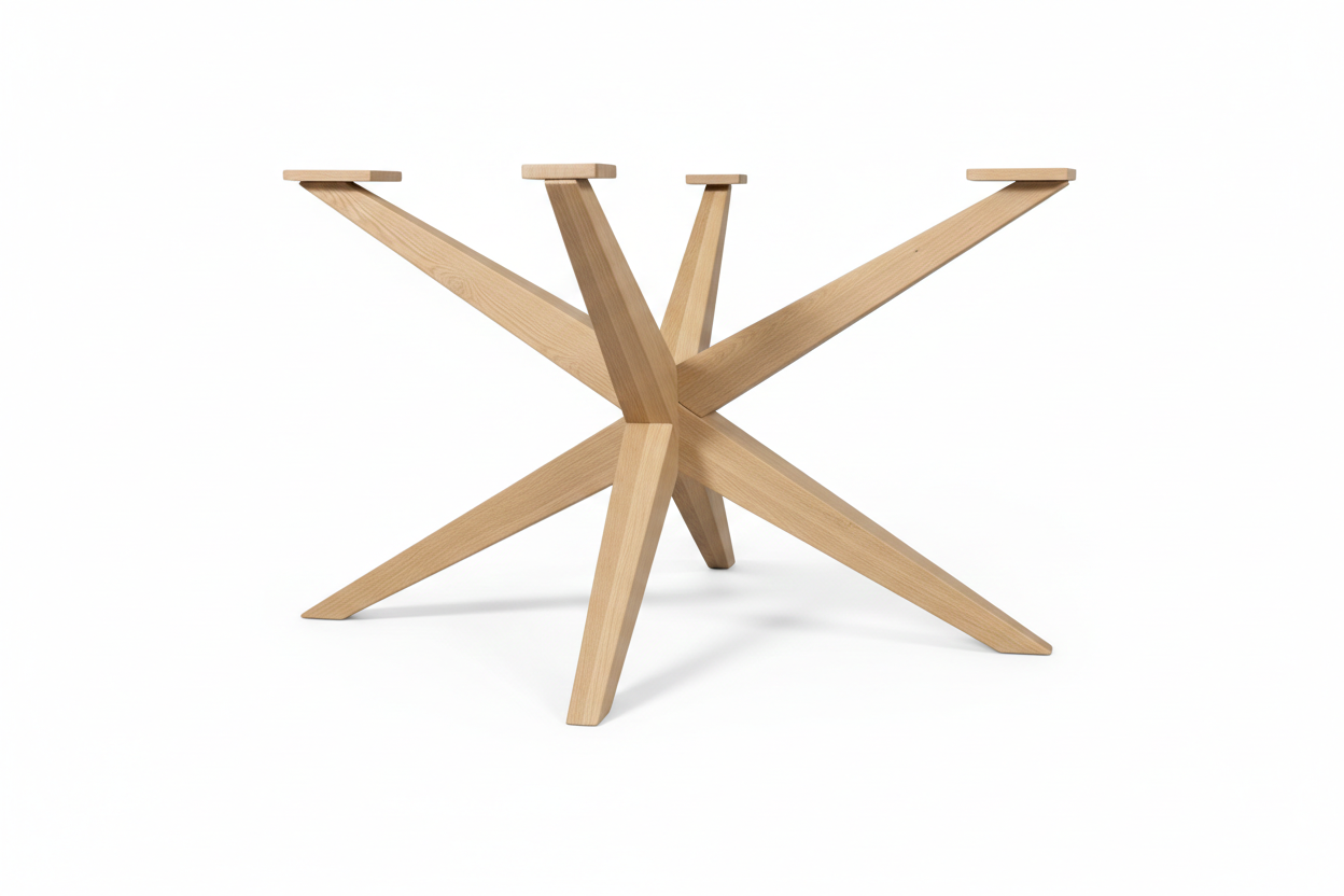 Stravon Tapered Oak Matrix Eettafelpoot