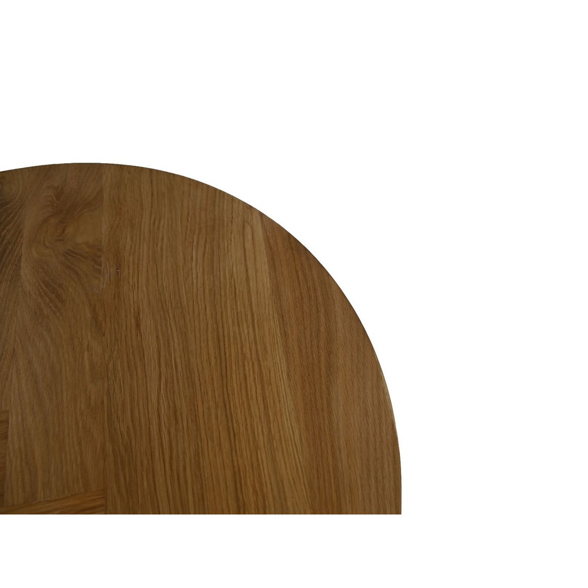 Tinca ronde visgraten bijzettafel van eikenhout tafelblad patroon