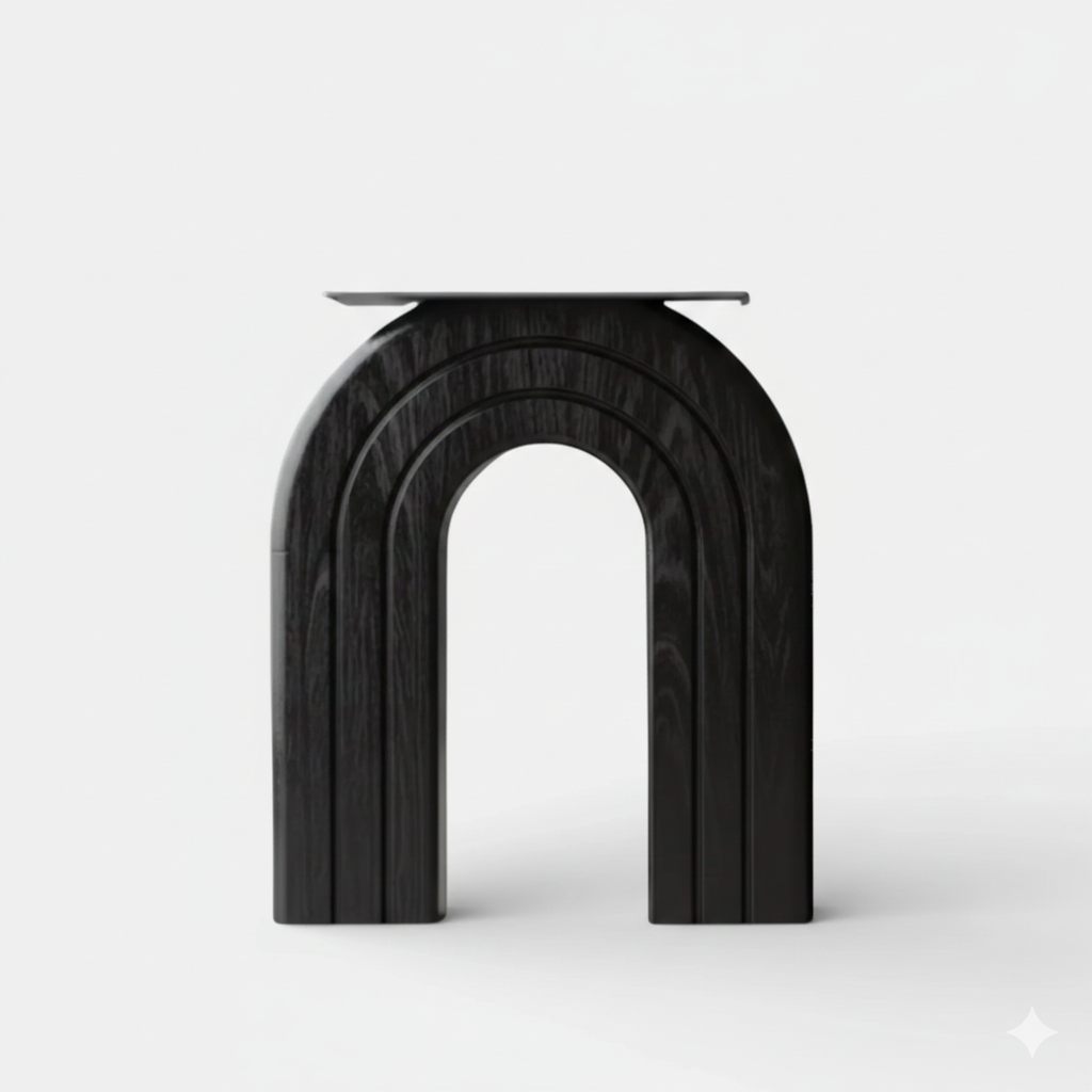 Vaulta Oak (Zwart) Eettafelpoot