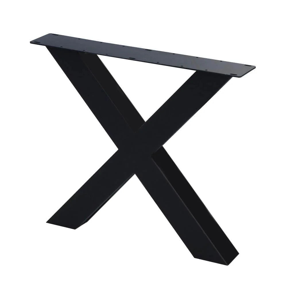 X-frame Eettafelpoot (zwart)