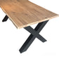Eiken Massief Boomstam Eettafel
