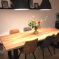 Eiken Massief Boomstam Eettafel