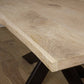 Eiken Massief Boomstam Eettafel