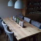 Eiken Massief Boomstam Eettafel