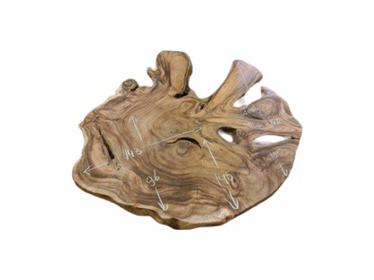  Natuurlijke suar boomstam salontafel