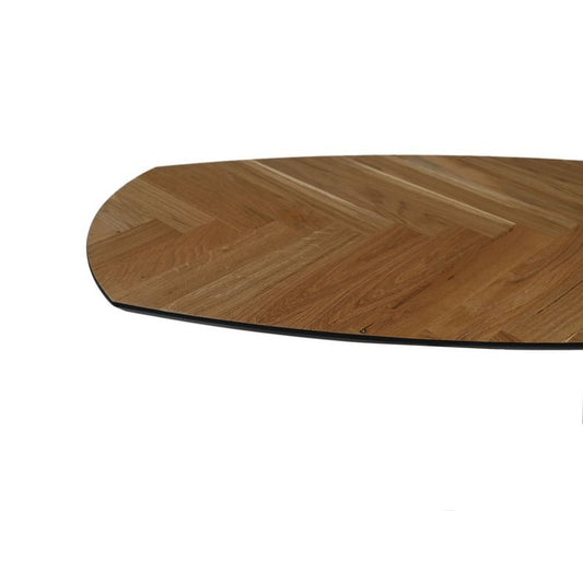 Deens Eiken Visgraten Eettafel