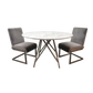 'Zenith’ Carrara marmeren ronde eettafel