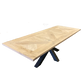 Eiken kruistafel matrix-frame poten groot boven