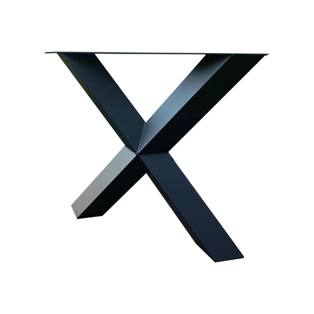 X-diamant Eettafelpoot zwart