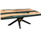 Classic Epoxy Salontafel - 'Emerald'